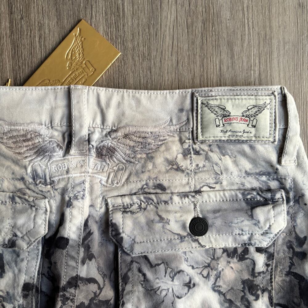 Robin's Zipper Military Skinny Jeans Women's 28 - Picture 8 of 9